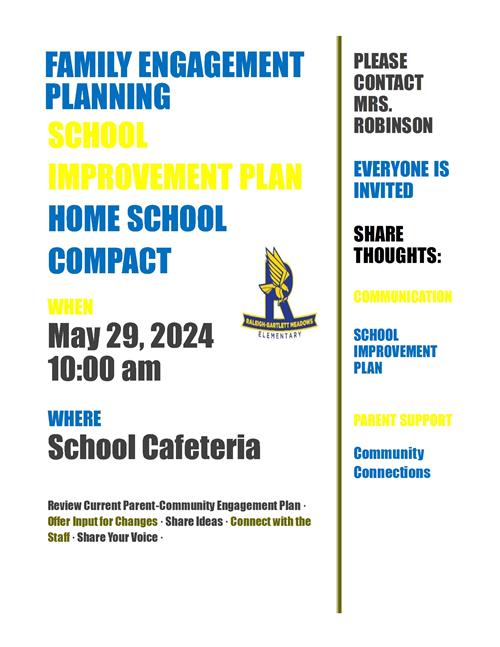 Family Engagement Planning